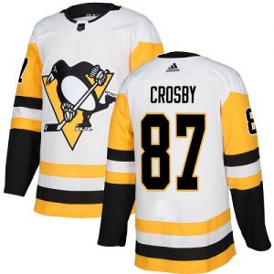 Pánské NHL Pittsburgh Penguins dresy Sidney Crosby 87 Authentic Bílý Adidas Venkovní