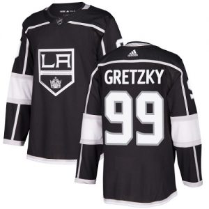 Pánské NHL Los Angeles Kings dresy Wayne Gretzky 99 Authentic Černá Adidas Domácí